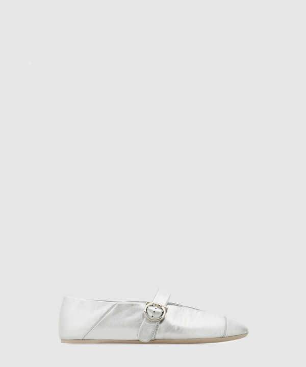 [FERRAGAMO-페라가모] 간치니 발레 플랫 01J947