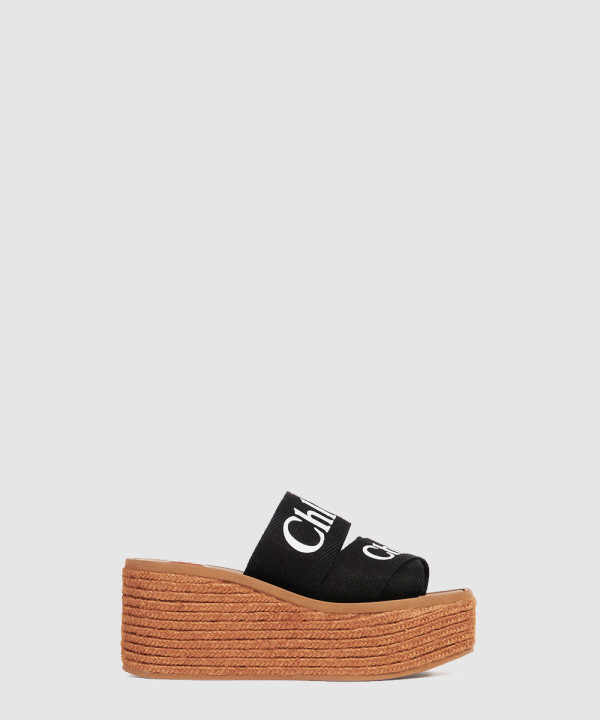 [CHLOE-끌로에] Woody 우디 웨지 에스파드리유 CHC22U449Z3001