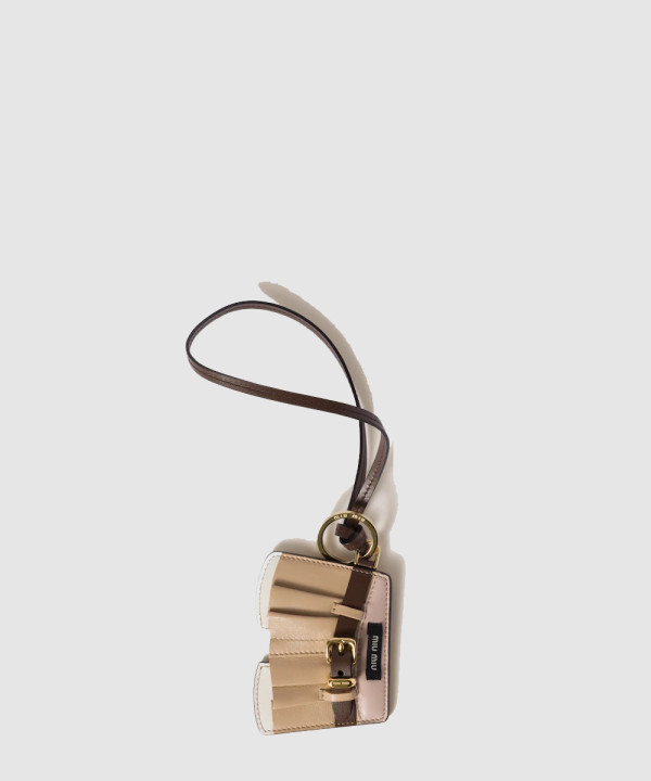 [MIUMIU-미우미우] 가죽 키체인 트릭 5TL531