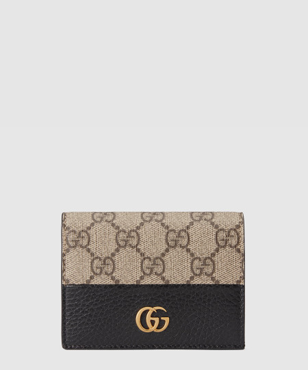 [GUCCI-구찌] GG 마몽 바이컬러 카드 케이스 지갑 658610