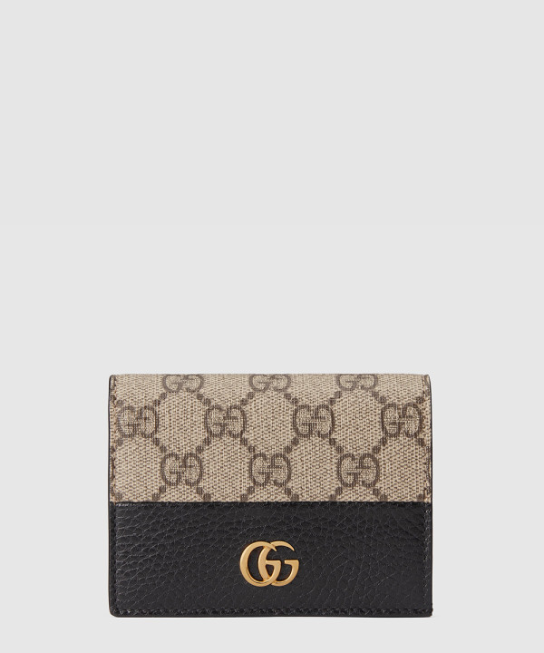 [GUCCI-구찌] GG 마몽 바이컬러 카드 케이스 지갑 658610