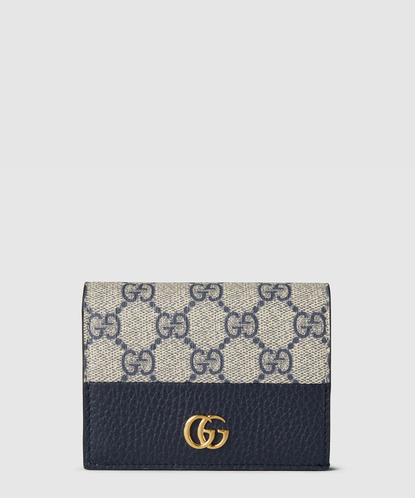 [GUCCI-구찌] GG 마몽 바이컬러 카드 케이스 지갑 658610