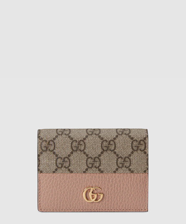 [GUCCI-구찌] GG 마몽 바이컬러 카드 케이스 지갑 658610