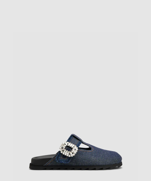 [ROGER VIVIER-로저비비에] 슬라이디 비브 뮬 RVW62542380EMNU820