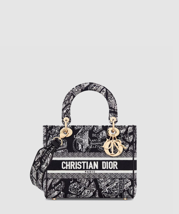 [DIOR-디올] Lady D-Lite 미디엄 백 M0565OOMP