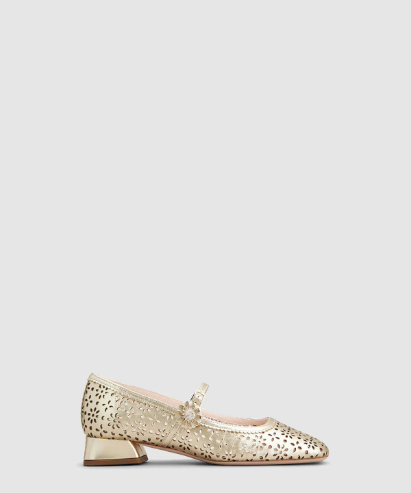 [ROGER VIVIER-로저비비에] 트레 비비에 스트랩 발레리나 RVW76441260KACG005