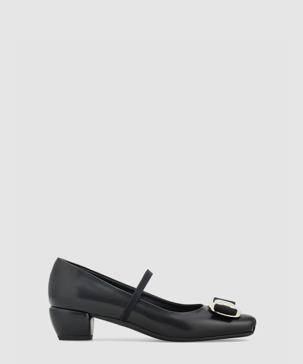 [FERRAGAMO-페라가모] 뉴 바라 플레이트 펌프스 01K093