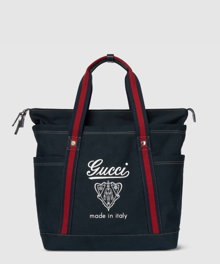 [GUCCI-구찌] 프린트 캔버스 라지 토트백 816863