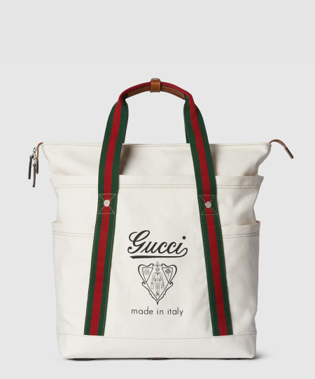 [GUCCI-구찌] 프린트 캔버스 라지 토트백 816863