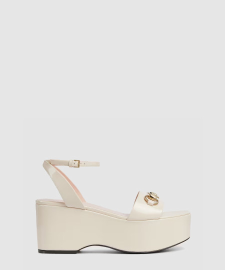 [GUCCI-구찌] 여성용 홀스빗 플랫폼 샌들 794358