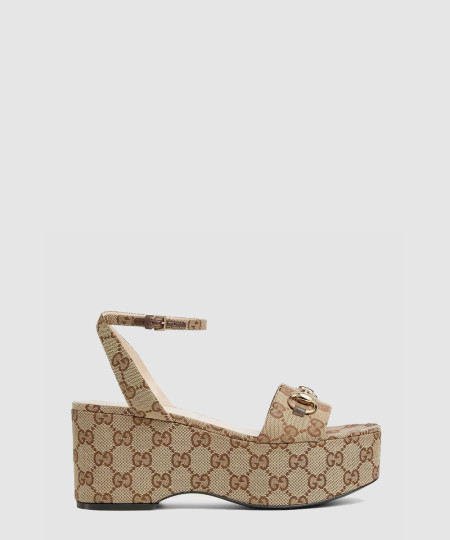 [GUCCI-구찌] 여성용 홀스빗 플랫폼 샌들 794718