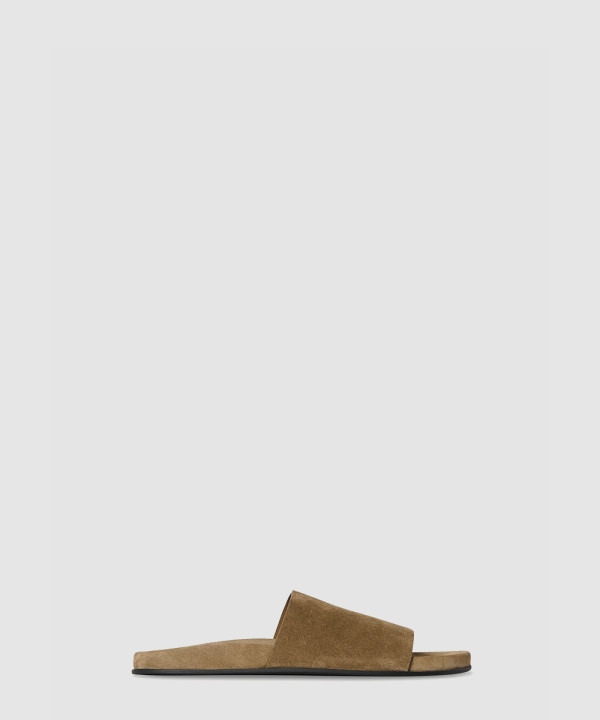 [THE ROW-더로우] 스웨이드 슬라이드 F1660L302MTR