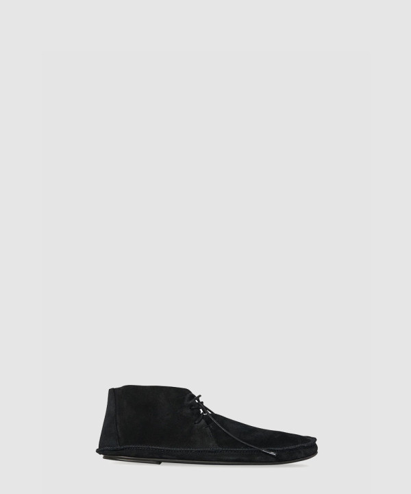 [THE ROW-더로우] 스웨이드 레이스업 슈즈 F1338L305BLK