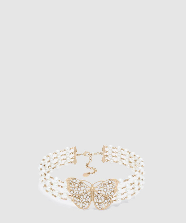 [DIOR-디올] Toile de Jouy Papillon 초커 N3252WOMRS