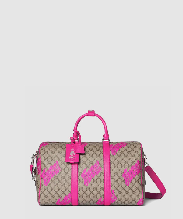 [GUCCI-구찌] 프린트가 있는 중간 크기 더플백 834962