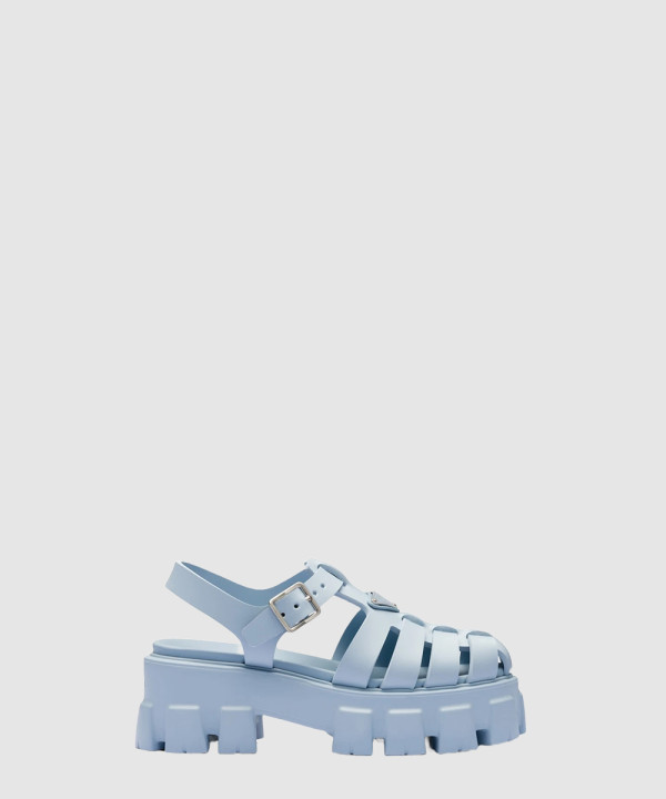 [PRADA-프라다] 러버 모놀리스 샌들 1X853M