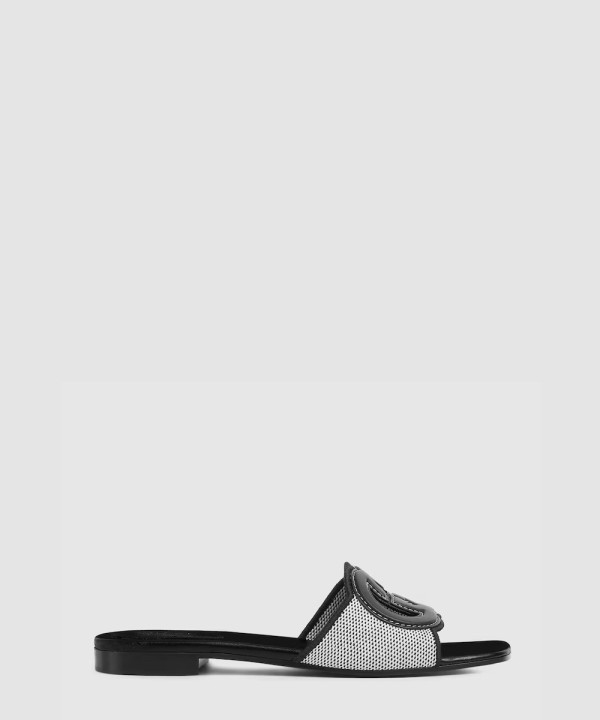 [GUCCI-구찌] 여성 인터로킹 G 슬라이드 샌들 835723