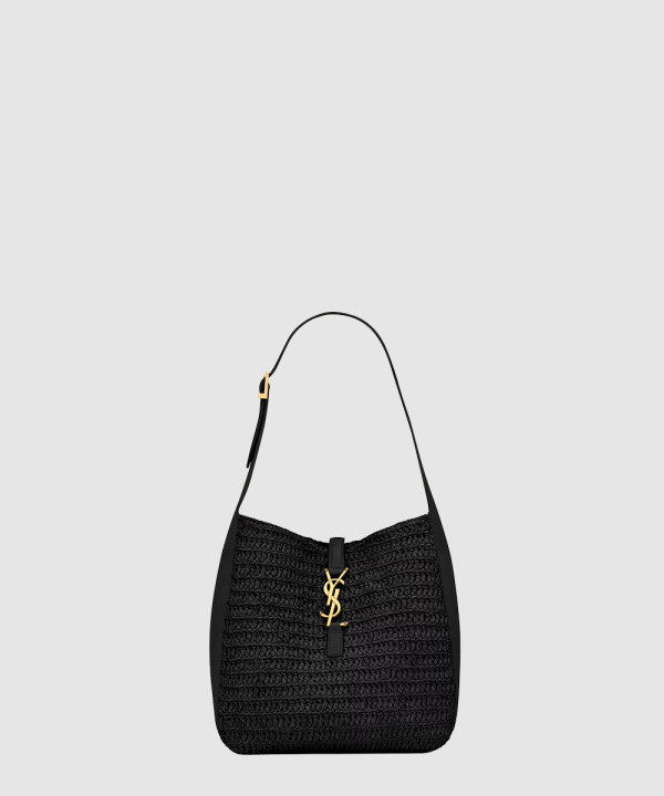 [SAINT LAURENT-생로랑] 라피아 및 가죽 소재의 유연한 le 5 à 7 스몰백 823812