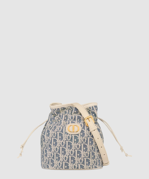 [DIOR-디올] 30 Montaigne 드로우스트링 미니 버킷백 S2374UDFD