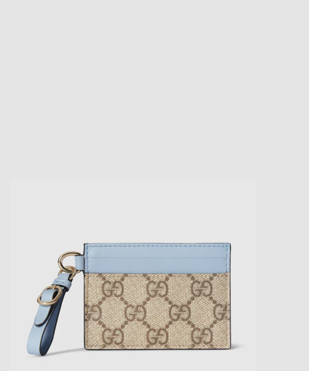 [GUCCI-구찌] GG 엠블럼 스트랩 카드 케이스 819121