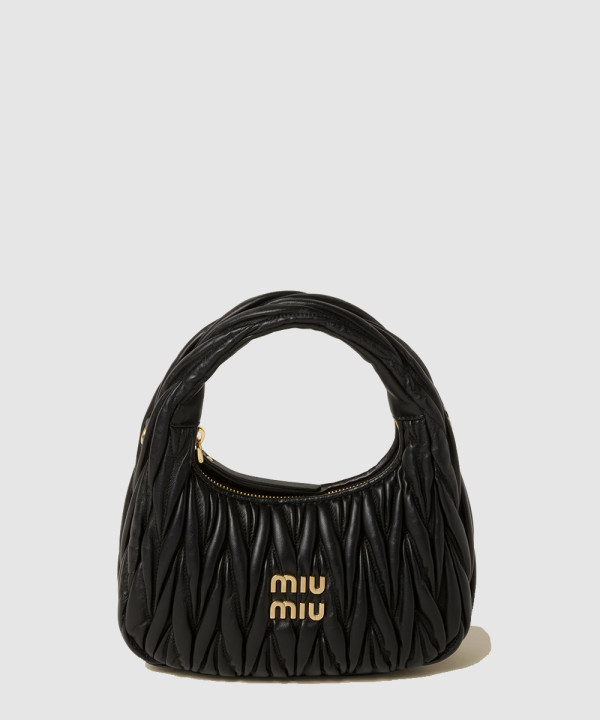 [MIU MIU-미우미우] 완더 마테라쎄 나파 가죽 호보 백 5BC153