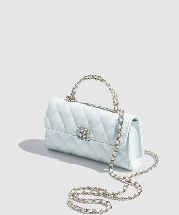 [CHANEL-샤넬] 체인 플랩 폰 홀더 AP3238