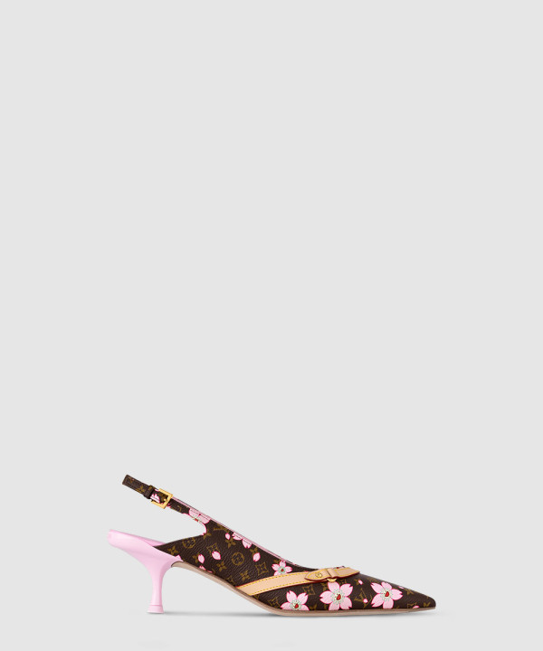 [LV-루이비통] LV x TM 6AM 슬링백 펌프스 1AGY89