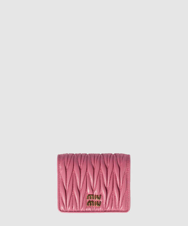 [MIU MIU-미우미우] 마테라쎄 나파 가죽 반지갑 5MV204