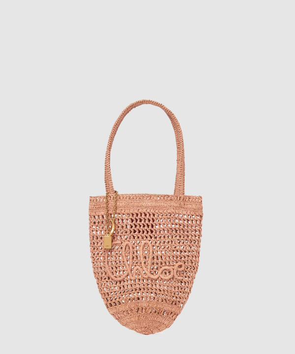 [CHLOE-끌로에] 라피아 스몰 Summer Banana 토트백 CH25AS903P0824M