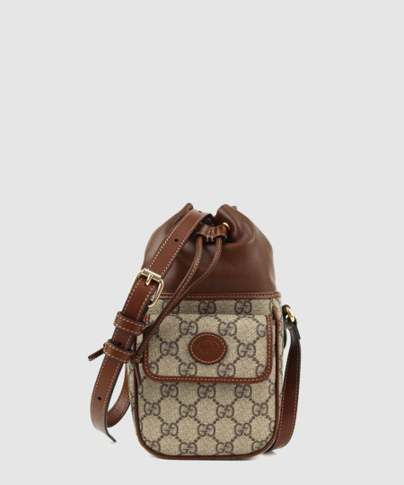 [GUCCI-구찌] 인터로킹 GG 미니 버킷백 746303