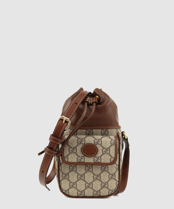 [GUCCI-구찌] 인터로킹 GG 미니 버킷백 746303