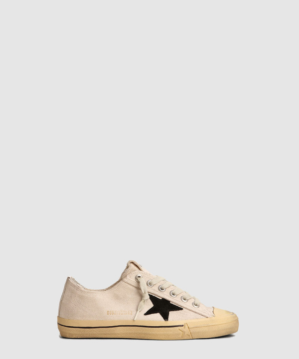 [Golden Goose-골든구스] 스웨이드 스타 & 엠브로이더리 레터링 브이스타 GWF00129