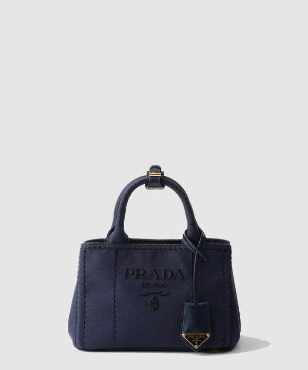 [PRADA-프라다] 코튼 캔버스 미니 핸드백 1BA038
