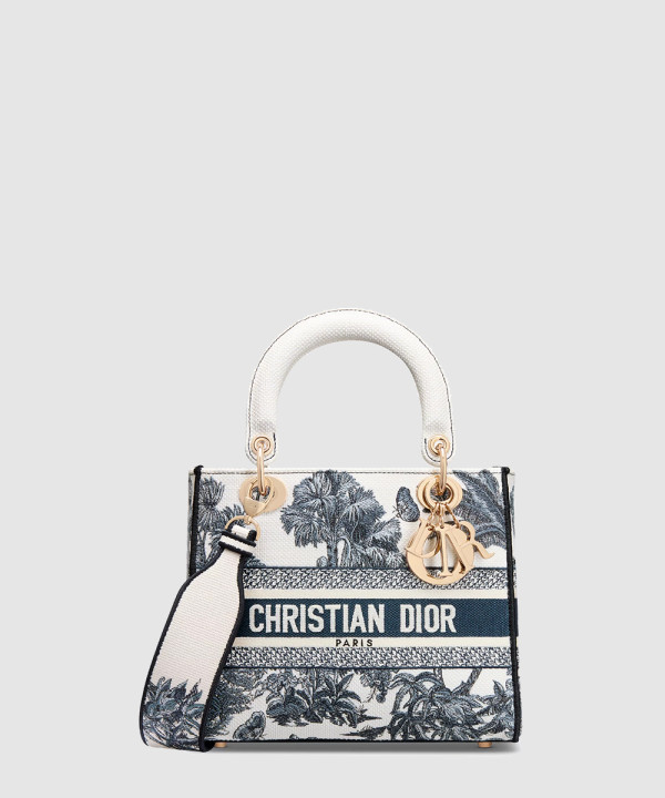 [DIOR-디올] Dioriviera Lady D-Lite 미디엄 백 M0565OEYD