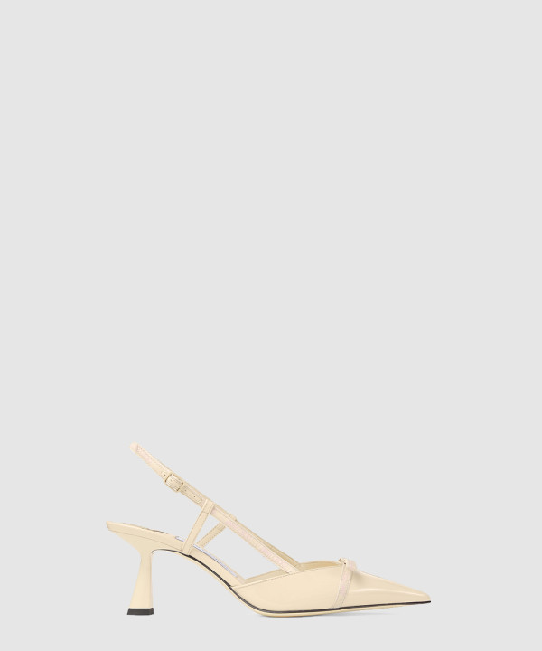 [JIMMY CHOO-지미추] 카밀라 65 슬링백 펌프스 CAMILA65JGW