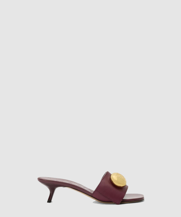 [LOEWE-로에베] 가죽 소재의 페블 슬라이드 L815465XAZ