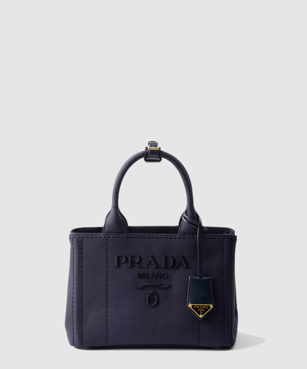 [PRADA-프라다] 스몰 코튼 캔버스 핸드백 1BG464