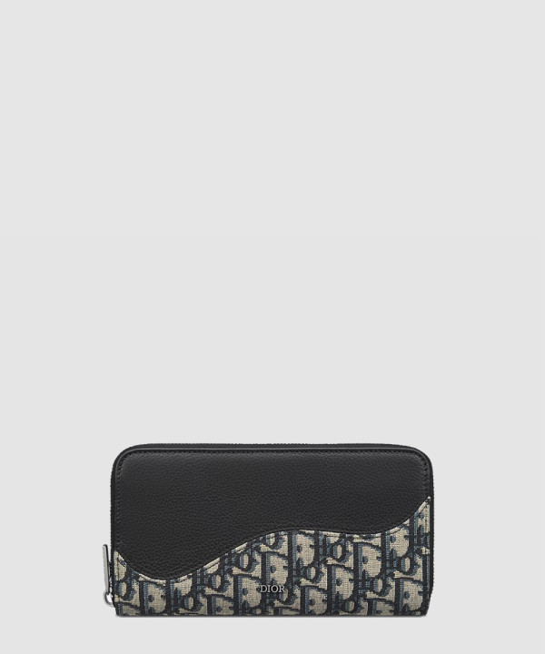 [DIOR-디올] Saddle 지퍼 장지갑 2ADBC315YKS