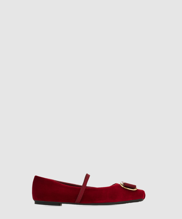 [FERRAGAMO-페라가모] 뉴 바라 플레이트 발레 플랫 01J247