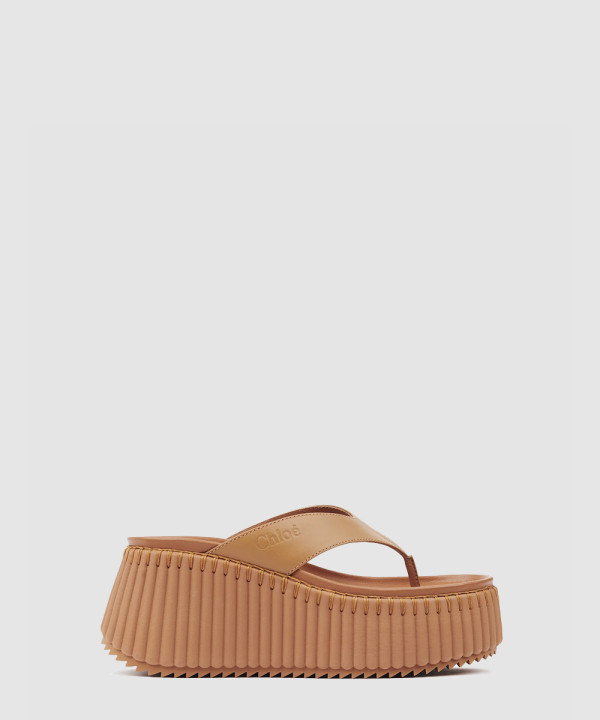 [CHLOE-끌로에] NAMA 웨지 슬라이드 CHC25A10XSN749