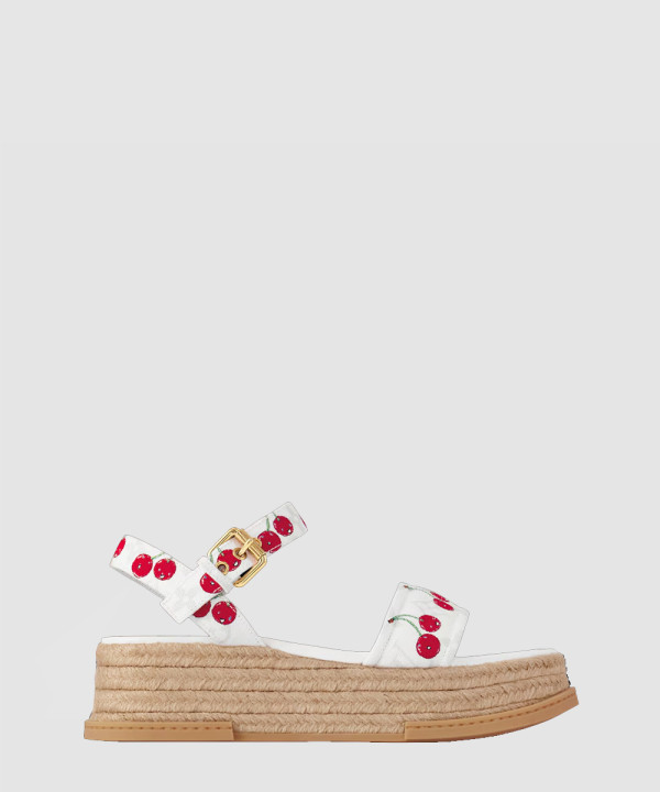 [LOUIS VUITTON-루이비통] LV x TM 마야 플랫폼 샌들 1AHNSF