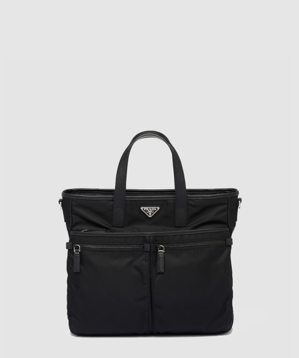 [PRADA-프라다] 리나일론 및 사피아노 가죽 토트백 2VG860