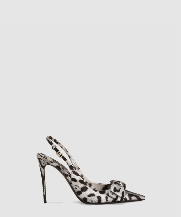 [DOLCE&GABBANA-돌체앤가바나] 리본 디테일이 있는 새틴 슬링백 CG0844A6Q83HI13N