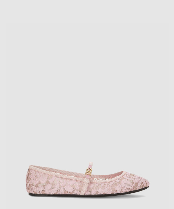 [DOLCE&GABBANA-돌체앤가바나] 새틴 발레 플랫 CB0244B9S168B404