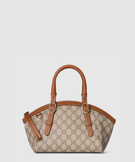 [GUCCI-구찌] GG 엠블럼 스몰 탑 핸들 백 839005