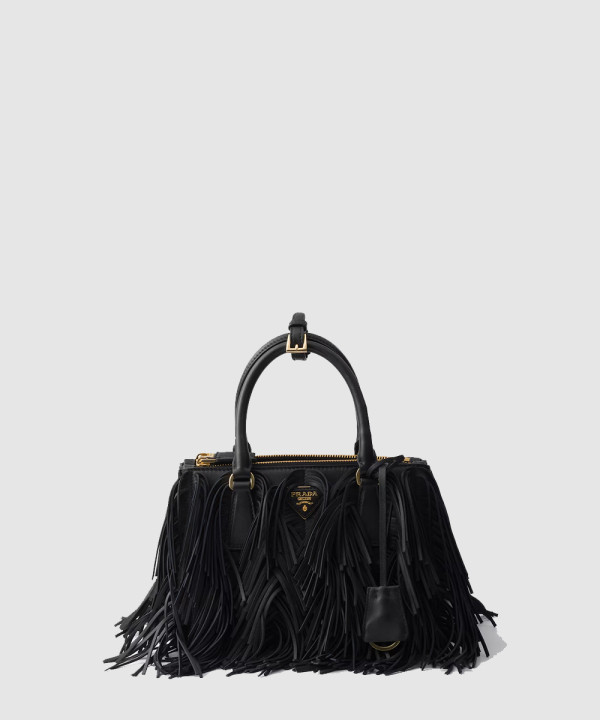 [PRADA-프라다] 프린지 장식의 프라다 갤러리아 스몰 가죽 백 1BA896