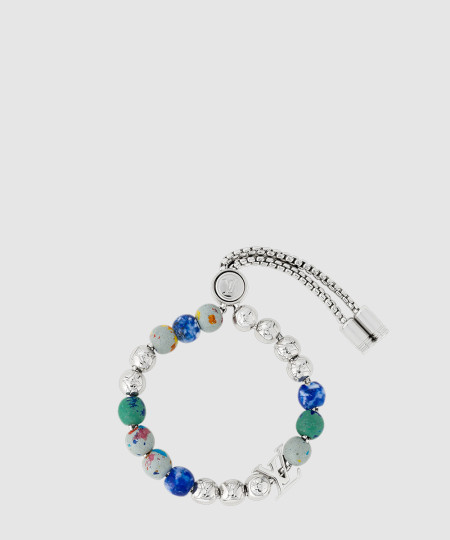 [LOUIS VUITTON-루이비통] 리사이클드 모노그램 비즈 팔찌 M1666A