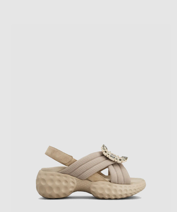 [ROGER VIVIER-로저비비에] 슬라이디 비브 샌들 RVW66733560UBD1V33