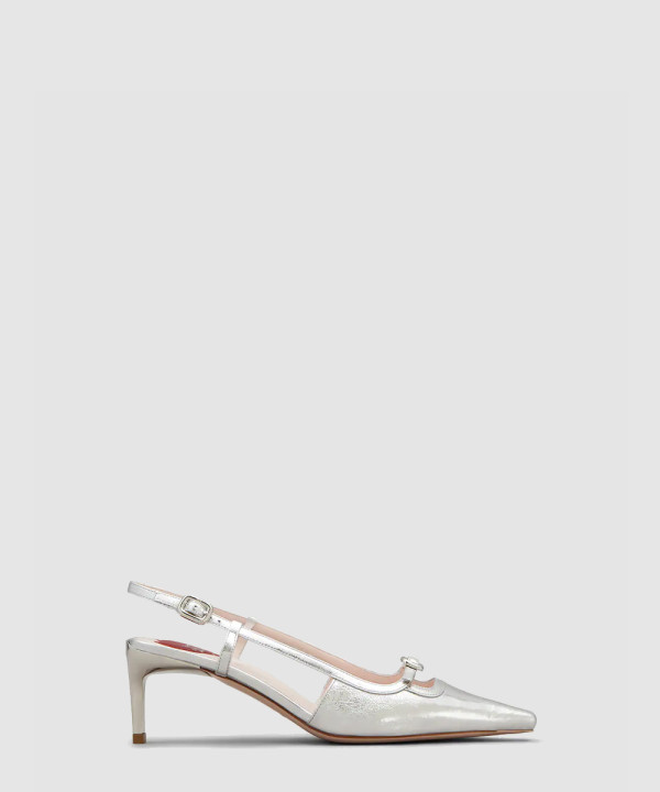 [ROGER VIVIER-로저비비에] 비브 카나드 슬링백 펌프스 RVW72237660T0HB200