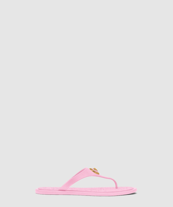 [VERSACE-베르사체] Alia 플랫 고무 샌들 1A10983